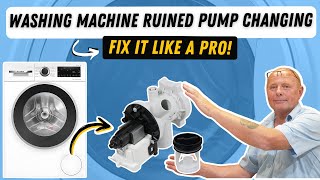 How to change a washing machine pump Balay Bosch Neff amp Siemens [upl. by Corrina]