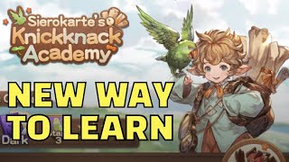 Checking out Knickknack Academy INSANE BOOST for new players Granblue Fantasy [upl. by Nekcarb]