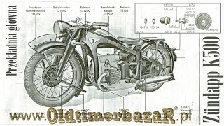 OldtimerbazaR TechnikA  dyfer Zündapp K500  opowiada Piotr Kawałek [upl. by Chiarra499]