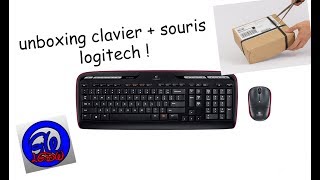 UNBOXING CLAVIER LOGITECH WIRELESS COMBO MK330 [upl. by Brynne]