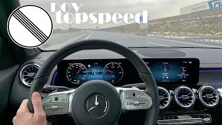 Mercedes Benz EQB 300 4matic  AMG Line  POV TopSpeed Drive  Autobahn  Pure Electric SUV [upl. by Abihsot]