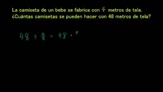 Dividiendo fracciones Ejercicio escrito [upl. by Eical]