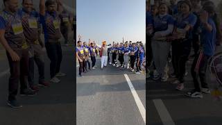 dnps students teachers halfmarathon rewari funtime [upl. by Nerual]