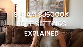 My SJCAM SJ5000X Settings Explained [upl. by Marasco]