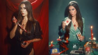 Halloween SelfPortrait Photoshoot inspired by The Love Witch Behind The Scenes [upl. by Asyl]