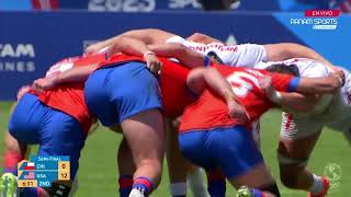 Chile vs USA ▷ 2023  Pan American Games 7s Highlights SemiFinals [upl. by Cacilia]