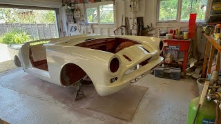 Sunbeam Alpine Respraying your Alpine at home [upl. by Irwinn]