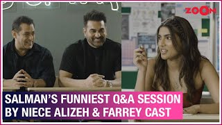 Salman Khan’s FUNNIEST QampA session with brothers Arbaaz amp Sohail by Alizeh Agnihotri amp team Farrey [upl. by Sadinoel]