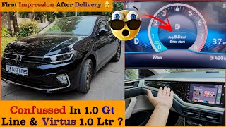 VIRTUS 10 Top Line First REVIEW After Delivery 🥹 YE NAHI SOCHA THA 🫣 Volkswagen Virtus Average 😖 [upl. by Brigham36]