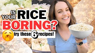 NO MORE PLAIN RICE  6 EASY RICE RECIPES [upl. by Jaycee200]