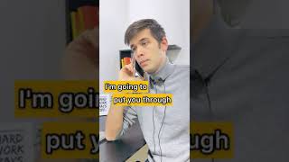 Phone Conversations in English language  4 phrasal verbs [upl. by Ardnoid503]