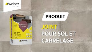 Découvrez le joint pour sol et carreaux rectifiés weberjoint intégral  Weber [upl. by Haikezeh]