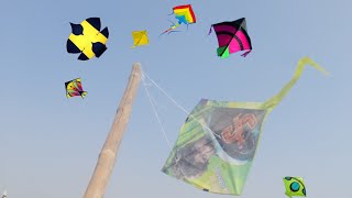 KITE CATCHINGCOUGHT KITEPANNI KI PATANG [upl. by Yemarej]