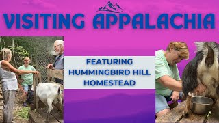 Visiting an Appalachian Homestead  What happens when I milk a goat for the first time [upl. by Howenstein]