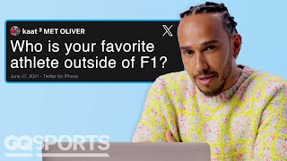 Lewis Hamilton Replies to Fans on the Internet  Actually Me  GQ Sports [upl. by Valeda809]