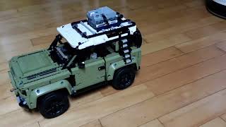 레고 42110 테크닉 랜드로버 구동개조RC Motorized Lego 42110 Technic Land Rover Defender [upl. by Emanuel695]