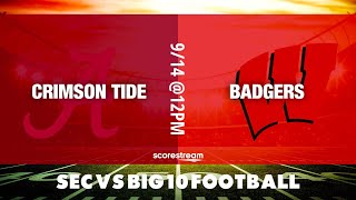 College Football 2024 Week 3 Alabama vs Wisconsin Live Broadcast [upl. by Birgitta]