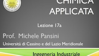 Chimica Applicata Lezione 17a [upl. by Iur48]