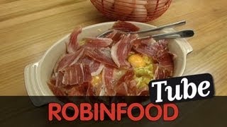 ROBINFOOD  ¡Socorro me han regalado un jamón  Huevos con patatas y jamón express [upl. by Ennaoj974]