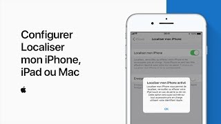 Configurer Localiser mon iPhone iPad ou Mac  Assistance Apple [upl. by Dannica755]