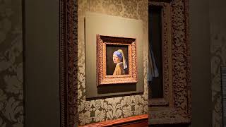 The famous girl 👧 with a Pearl Earring at the Mauritshuis museum the hague netherlands holland [upl. by Ehcram]