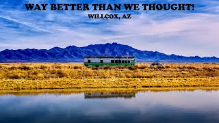 Buslife Parked at a Crane Migration Pond in Arizona [upl. by Atirres]