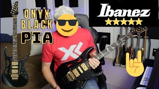 Ibanez PIA3761 XB  Onyx Black  JamOverview [upl. by Tiffi]