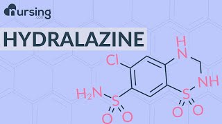 Hydralazine  Apresoline Nursing School Lessons [upl. by Akcirred]