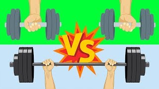 Dumbbells Vs Barbells DONT MESS THIS UP [upl. by Nytsirhc246]