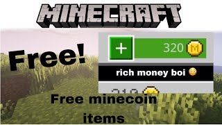 Unbelievable Secret to Getting FREE Minecoins ITEMS in the Minecraft Marketplace [upl. by Petula654]