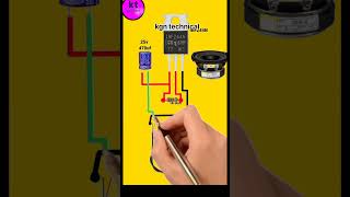 mini amplifier circuit diagram shorts [upl. by Wyck]