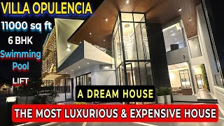 Villa Opulencia by Ar Harleen Virk  Most Luxurious 6 BHK Modern Design House With Swimming Pool [upl. by Yelyr]