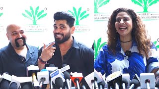 Shiv Thakare And Tannaz Irani Unveil Shree Gomateshwara Bhavan Restaurant At Malad [upl. by Intosh912]