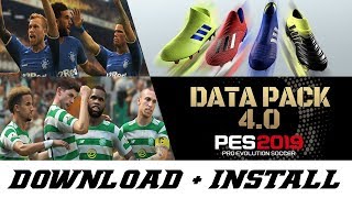 PES 2019  Data Pack 40 DLC 4  Download  Install  Tutorial PC [upl. by Iah]