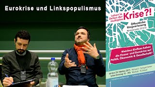 Mario Candeias amp Juan Gonzalez Syriza Podemos Vinceremos Eurokrise und Linkspopulismus [upl. by Ahseal]