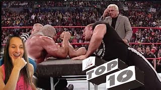 WWE Top 10 Incredible Superstar Tests of Strength  REACTIONS [upl. by Naujtna]