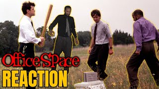 OFFICE SPACE Movie Reaction 100 Movie Bucket List  15 [upl. by Nehpets624]