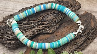 The easy way to make heishi bracelets [upl. by Arrais]