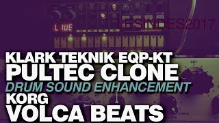 KLARK TEKNIK EQPKT  PULTEC CLONE  KORG VOLCA BEATS [upl. by Dennis]