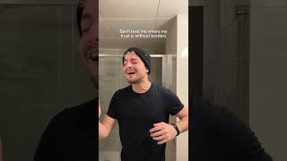 Singing in the bathroom singer singing cover oceans hillsongunited [upl. by Eckel116]