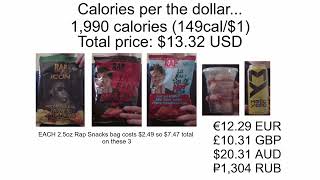 Carrolls gas station price amp CPTD 3 rap snacks bags donuts Mello Yellow can 1332 USD [upl. by Llehcim]