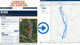 Download Water body data Shapefile Lakes River Wetland of any Location [upl. by Adnylg125]