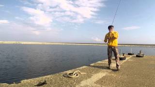 LRF ile zargana avı  Ultra Light Jigging for Garfish [upl. by Kamerman]