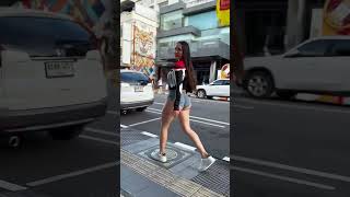 Trending tight high waist summer short jeans outfit idea fashion style outfit shorts [upl. by Noxas]