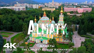 ALMATY 🇰🇿 Алматы 2024 Drone Aerial 4K  Kazakhstan Қазақстан kazakhstan almaty [upl. by Stannwood189]