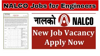 NALCO Recruitment 2024  Graduate Engineer Trainee Vacancy in Nalco  Latest Jobs for Engineers [upl. by Eneluj123]