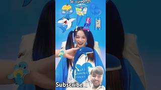 Random blue food mubarak 🤡👻। shorts funny mukbang trending shortsfeed magic [upl. by Eduj]