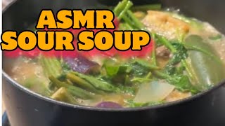 SOUP RECIPE ON WINTER ASMR WINTER SOUP COLDWEATHER [upl. by Eytteb73]