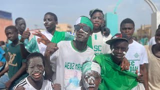 ASC MAGG DANN  ses supporters ont mis le feu a le stade de Guediawaye face à Santhie Bi [upl. by Euqininod343]