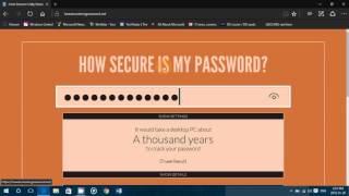 How to find how secure is your password with this cool website [upl. by Perpetua]